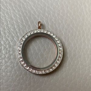 Large origami owl pendant